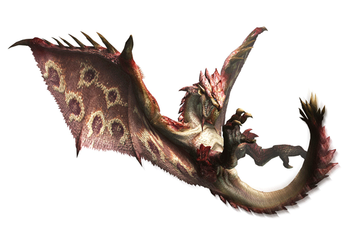 モンハンモンスター・リオレイア亜種（桜）画像