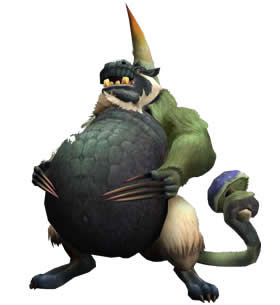 モンハンモンスター・ババコンガ亜種画像